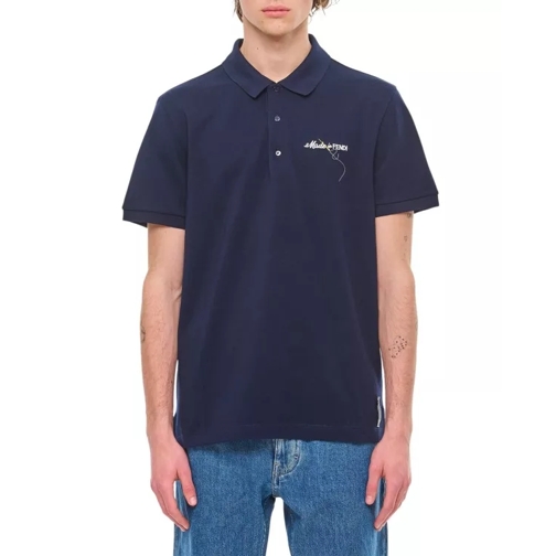 Fendi Piquet Polo Blue 