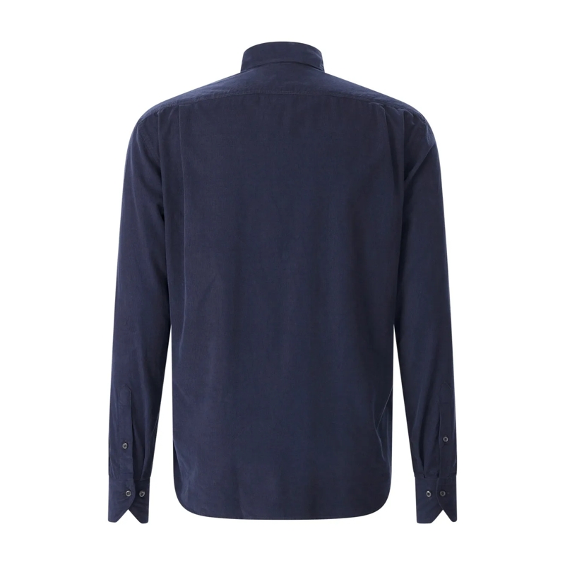 STENSTRÖMS Chemise Regular-Fit Cordhemd aus Baumwolle blau(Image 5)