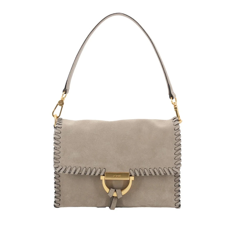 Abro Schultertasche Schultertasche TEMI STITCH beige