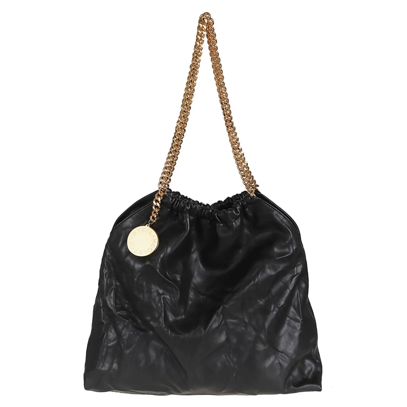 Stella McCartney Schultertasche Soft Slouchy Shoulder Bag Black