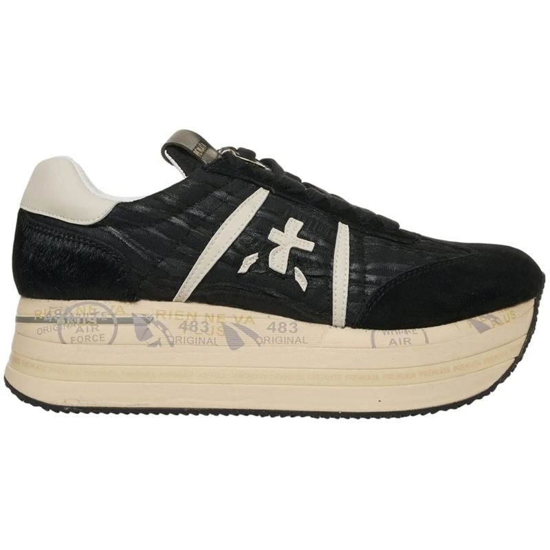 Premiata Sneaker basse Sneakers 'Beth' schwarz
