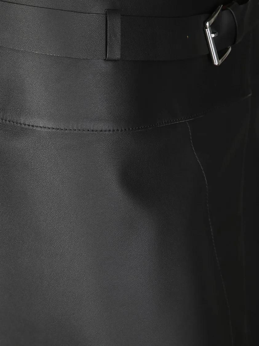 Desa 1972 Leather Reversible Skirt Wallet Black | Midirok