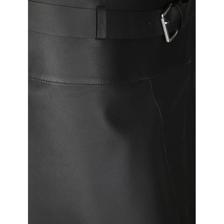 スカート 1972 Desa Leather Reversible Skirt Wallet Desa 1972 Leather Reversible Skirt Wallet Black | Midirok