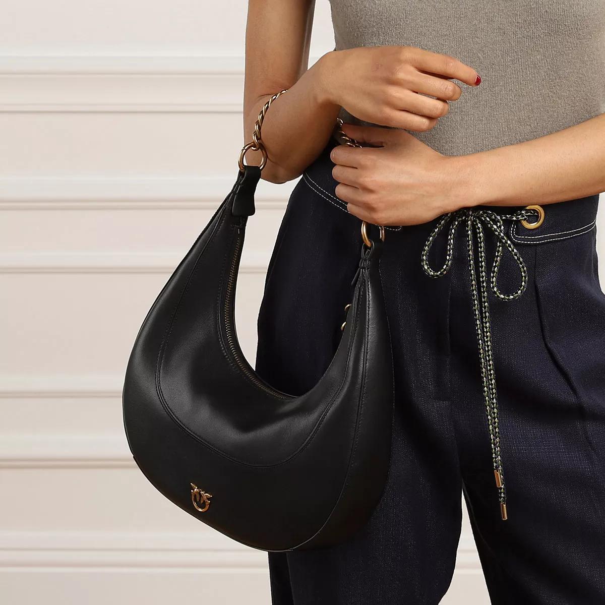 Pinko Brioche Hobo Classic Black | Hobo Bag