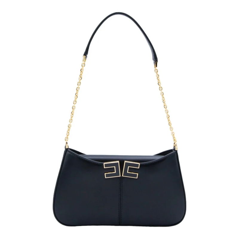 Elisabetta Franchi Sac à bandoulière Structured Black Handbag Black