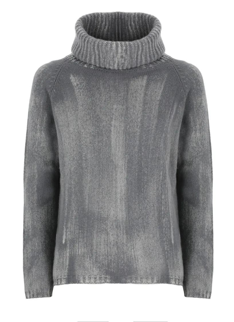 CALIBAN - Cashmere Sweater - Größe XS - grau