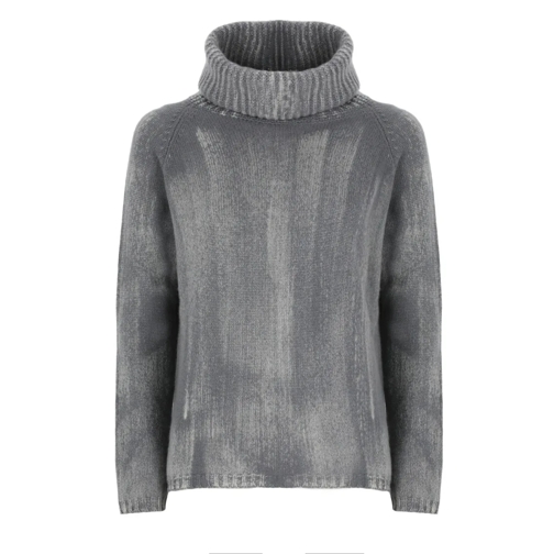 CALIBAN Pull à col roulé Cashmere Sweater Grey