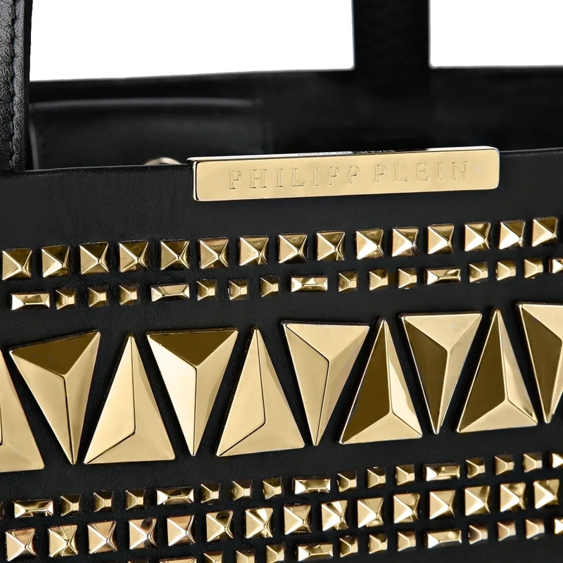 Philipp Plein Shopper Tragetasche Mit Nietenverzierungen schwarz(Image 5)