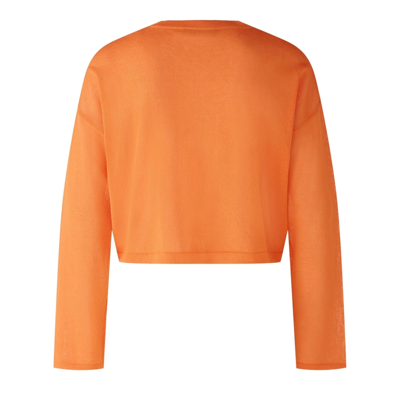 Oui Strickjacke Strickjacke orange (Image 6)