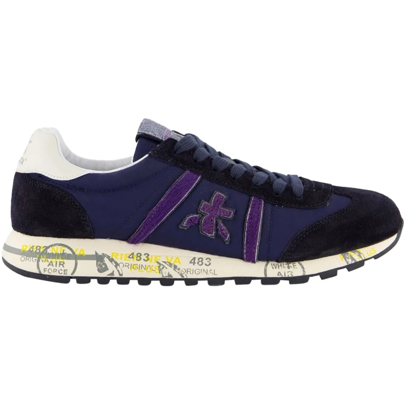 Premiata Low-Top-Sneaker Dames Lucy Sneaker Blauw/Paars blau