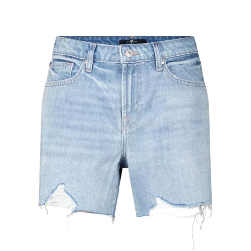 Seven for all Mankind Jeans-Shorts Wanderlust Hellblau 