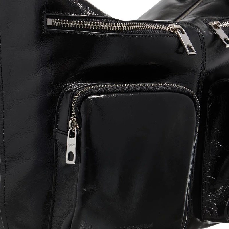 Liebeskind Berlin Schultertasche Andrea Lack Distressed Black(Image 4)
