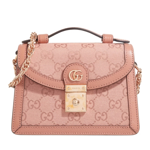 Gucci Ophidia GG Mini Shoulder Bag Pink Crossbody Bag