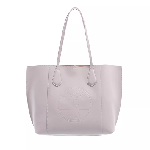 Lancel Tote Bag Grey Mauve Shopping Bag