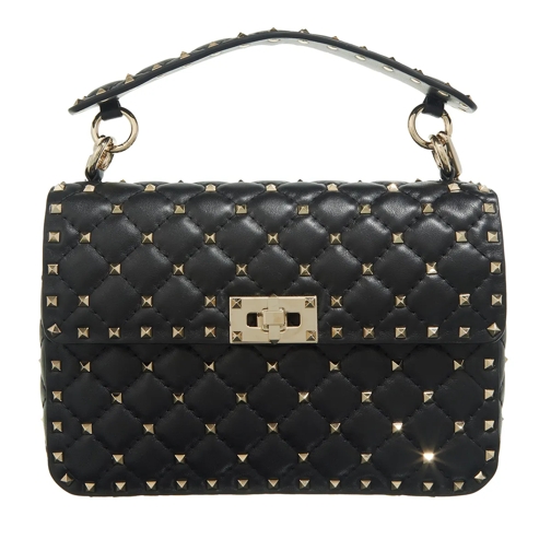 Valentino Garavani Schooltas Medium Shoulder Bag Rockstud Spike Nero