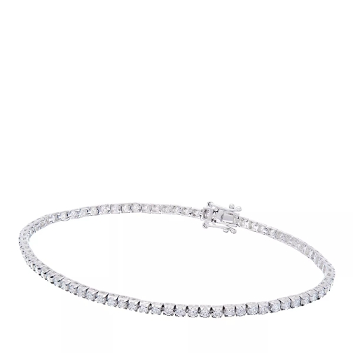 BELORO 1,6ct Diamond Tennis Bracelet White Gold Armband
