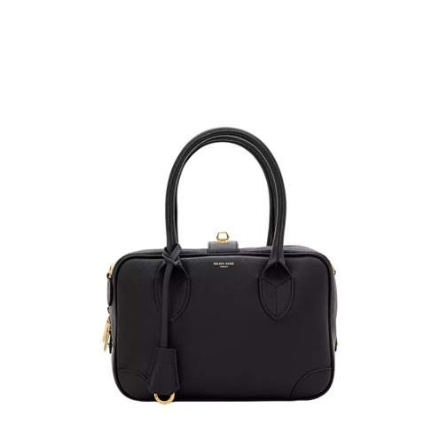 Golden Goose Vita Leather Handbag Black Draagtas