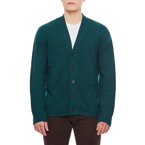 Drumohr Strickjacke Wool Cardigan Sweater Green