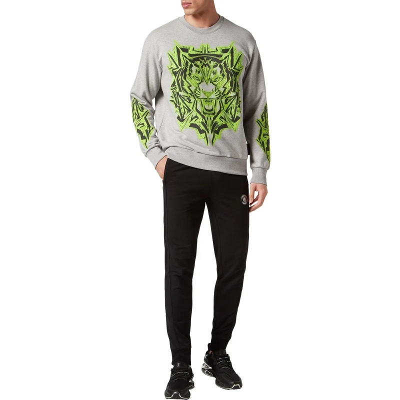 Plein Sport Top Sweatshirt Tiger grau(Image 4)
