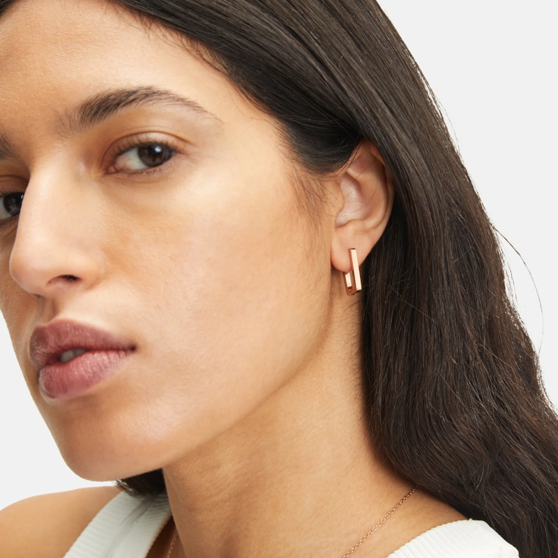 Liebeskind Berlin Ohrstecker Edelstahl The Mini Link rose(Image 6)