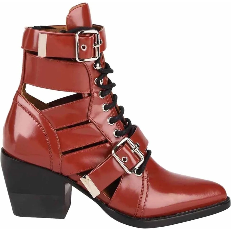 Chloé Sneaker basse Rylee Medium Cut-out Boots rot