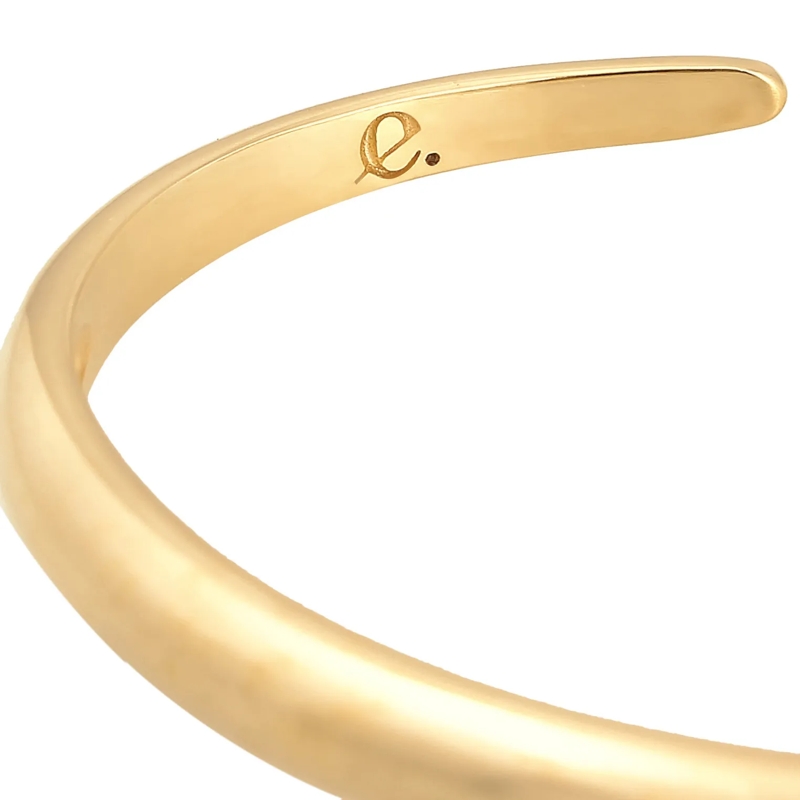 Elli Armband Armband Armreif Rund Offen Glänzend Unisex 925 Sil gold(Image 5)