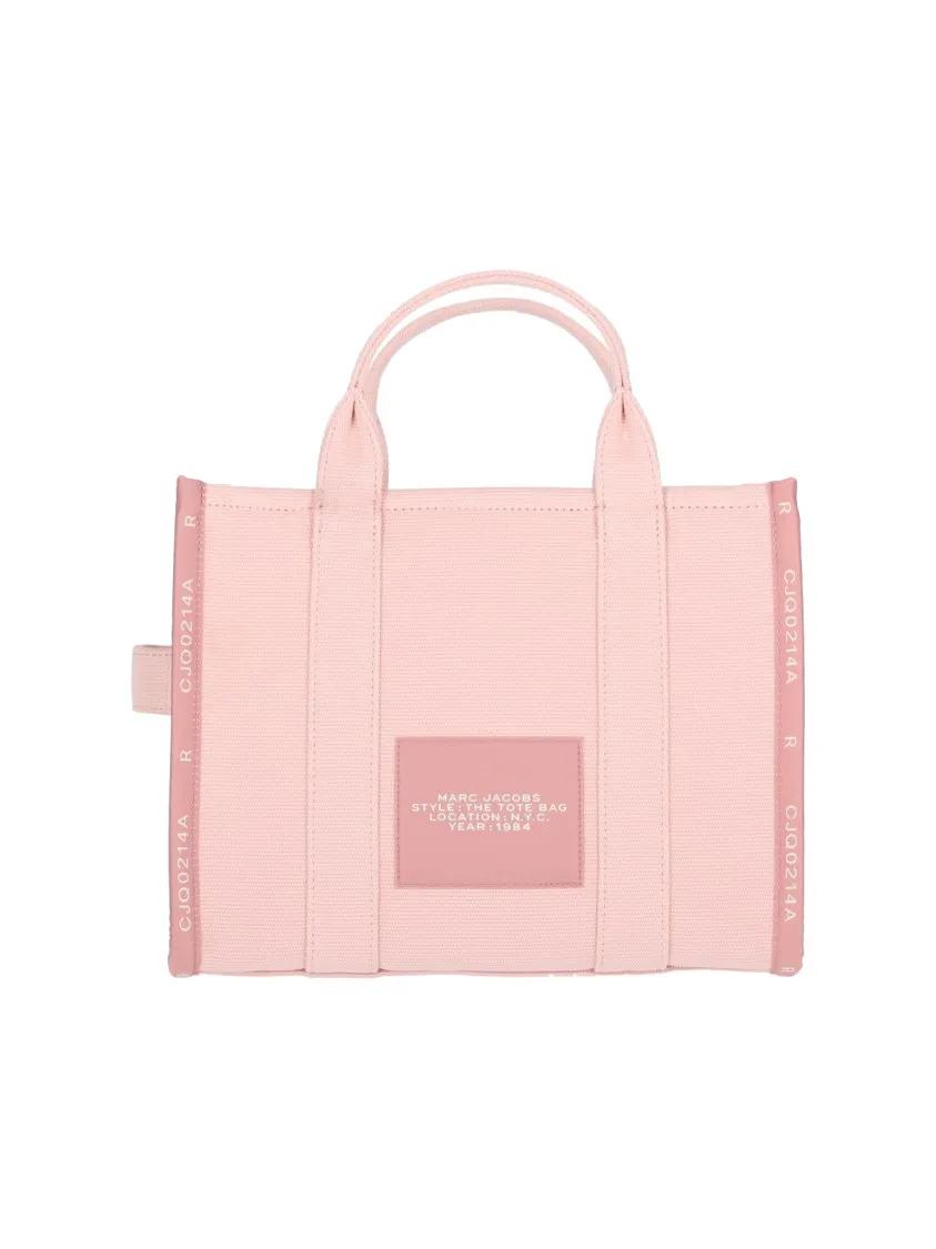 Marc Jacobs Shoppers & Totes Jacquard Tote Bag With Dual Handles in roze