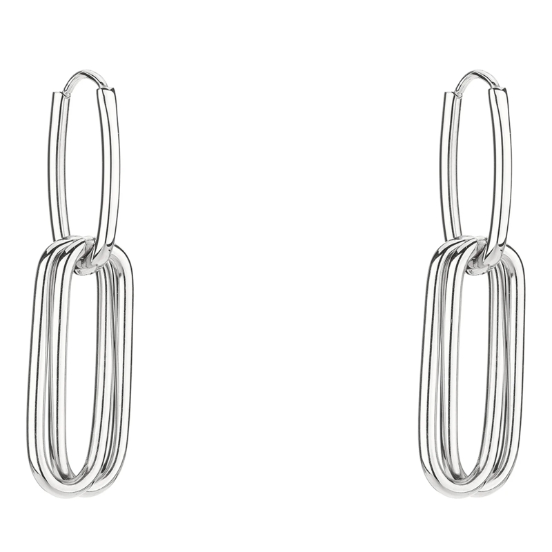 Liebeskind Berlin Ohrstecker Edelstahl Special Link silber(Image 9)
