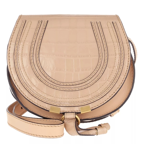 Chloé Marcie Shoulder Bag Leather Nut Saddle Bag