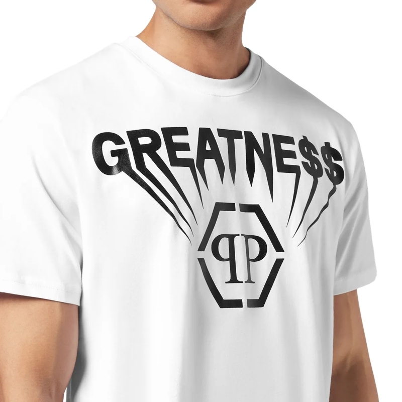 Philipp Plein T-Shirt T-Shirt Rundhalsausschnitt Ss weiss(Image 5)