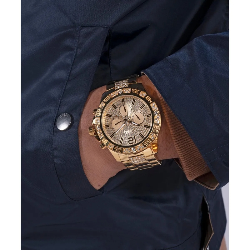 Guess Quarzuhr Quarz-Analoguhr Majestic gold(Image 2)