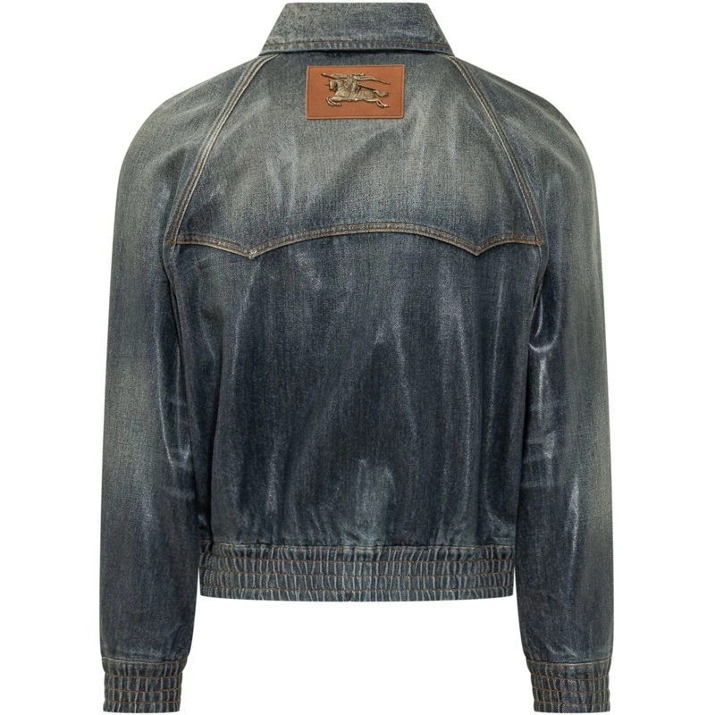 Burberry Veste en jean Giacca Denim con Collo Classico blau(Image 2)