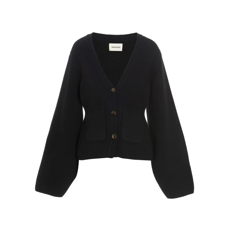 Khaite Vest 'Scarlet' Cardigan Black