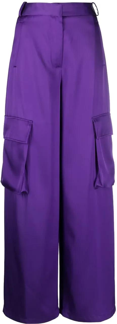 Thumbnail - Versace - Trousers Purple - Größe 40 - orange