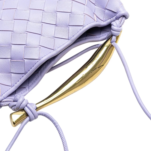 Bottega Veneta Sac à bandoulière 2021-2024 Baby Lambskin Intrecciato Sardine Bag lila (Image 17)