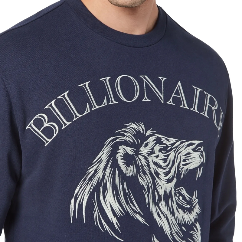 BILLIONAIRE Top Sweatshirt dunkel-blau(Image 4)