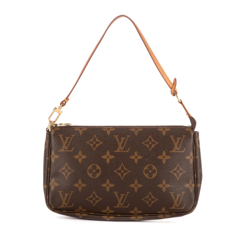 Louis Vuitton Crossbody Bag Accessory Pouch braun