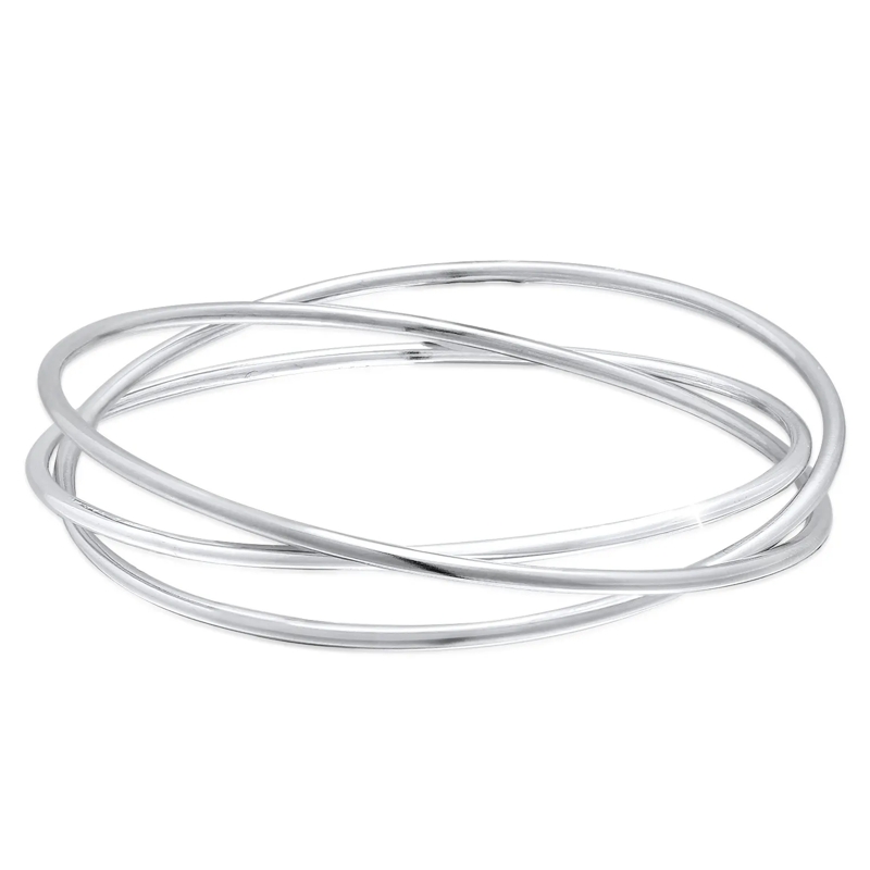 Elli Armband Armband Armreif Dreifach Triple Verschlungen 925 S silber