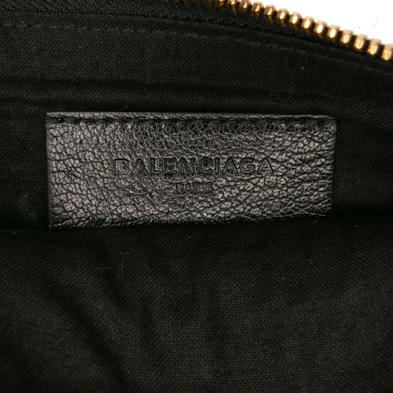 Thumbnail - Balenciaga Clutches - Chevre Motocross Metallic Edge Clutch - Gr. unisize - in Schwarz - für Damen