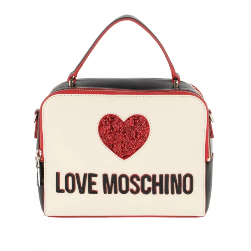 Love Moschino Back To School Crossbody Bag Black/Ivory Crossbodytas
