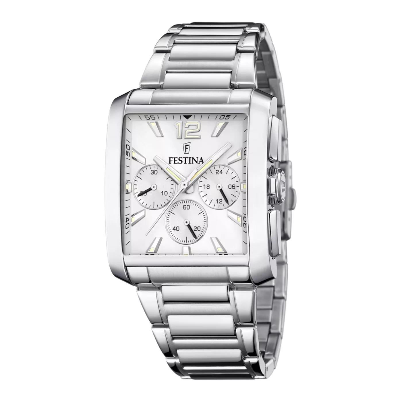 Festina Uhren - Festina Timeless Chrono herren Uhr Silber F20635/1 - Gr. unisize - in Silber - für Damen