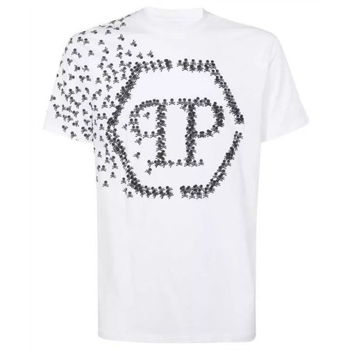Philipp Plein White Skull Print T-Shirt White 