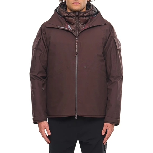 CP Company Daunenjacken Metropolis Series Gore-Tex 3L Infinium Zipped Anor Brown