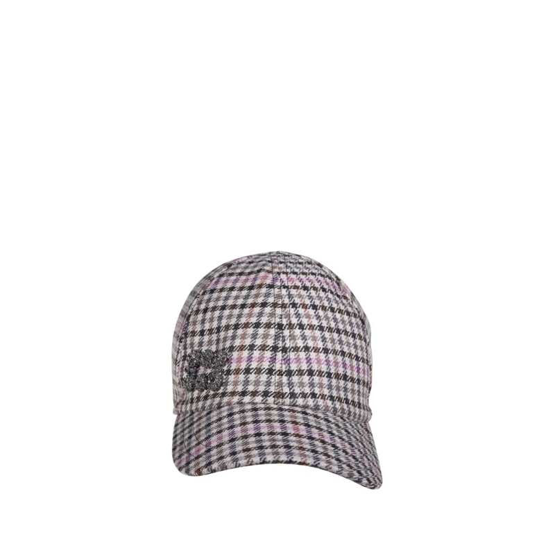Roger Vivier Chapeau Rv Mini Flower Strass Cap Grey
