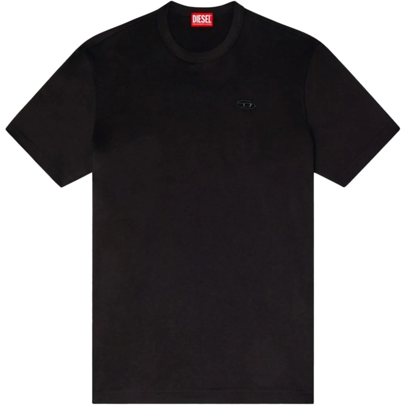 Diesel T-shirt T-Shirt T-Adjust-Slits-R17 Nero schwarz