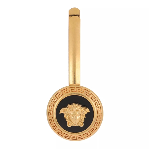 Versace Emblem Slide Nero/Oro Mittellange Halskette