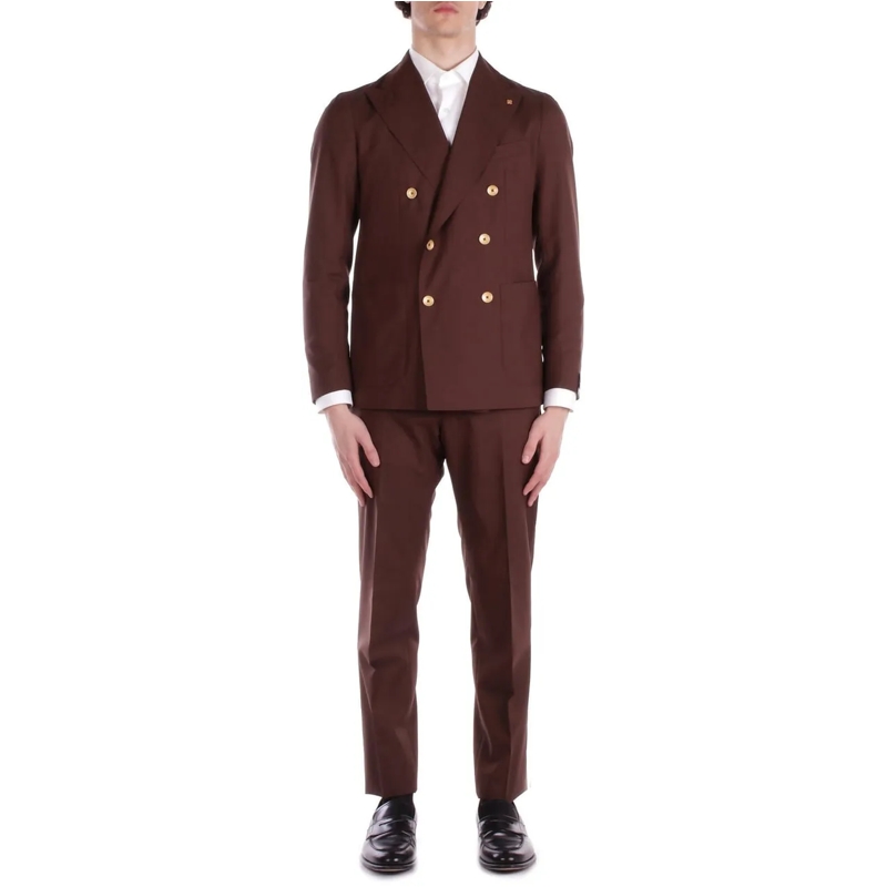 Tagliatore Robe midi Dresses Brown braun