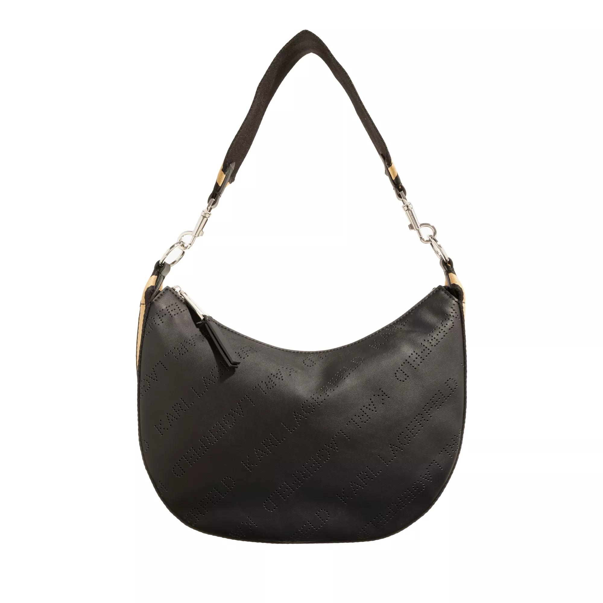 Karl Lagerfeld Hobo Bags - K/Moon Sm Shoulderbag - Gr. unisize - in Schwarz - für Damen