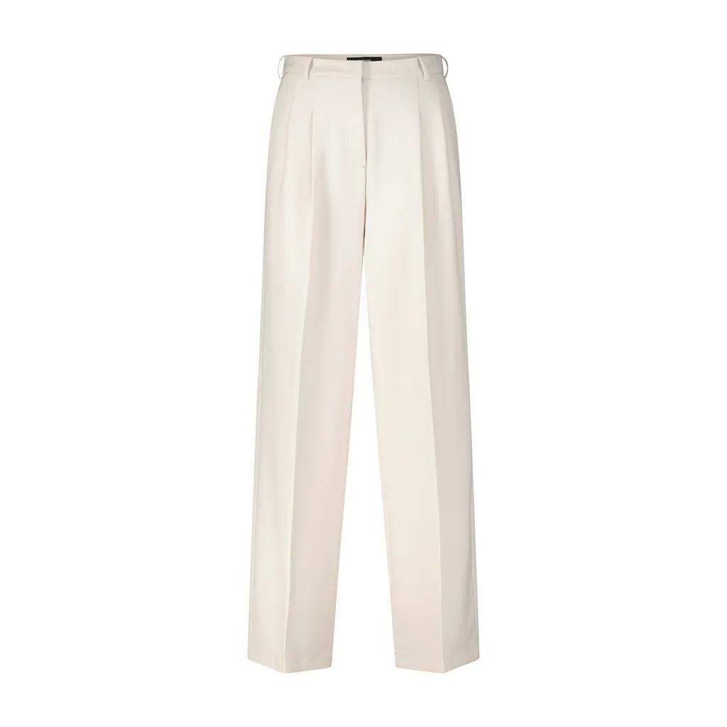 Cambio - Bundfaltenhose Anny - Größe 34/32 - creme