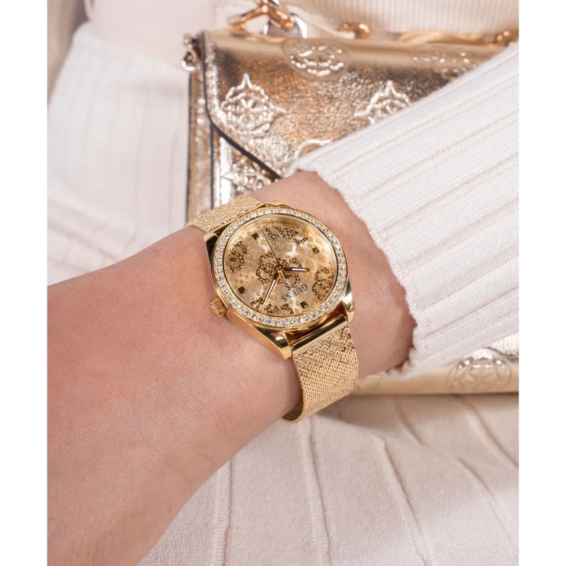 Guess Quarzuhr Quarz-Analoguhr Boa gold(Image 6)